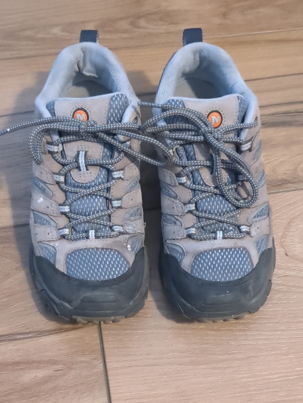 Merrell Kids Gray and Blue Trail Sneakers